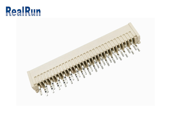1,25 affichage à cristaux liquides Tin Plated 32 Pin High Temperature Resistance de Zif de rangée de connecteur de FFC double