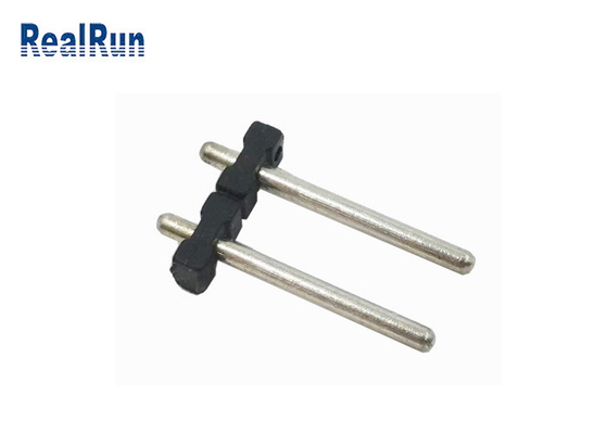 Rangée simple des en-têtes 10A de PBT 5.0mm Pin Header Round Pin Connector H2.0 1X2P
