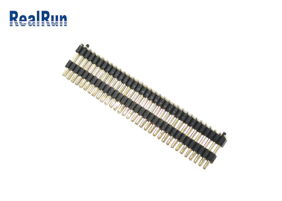 Mâle 2X33p de l'instantané 1.0mm Pin Header Connector SMT d'or de PA6T avec du double plastique de couche de courrier