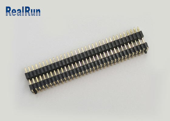 Mâle 2X33p de l'instantané 1.0mm Pin Header Connector SMT d'or de PA6T avec du double plastique de couche de courrier
