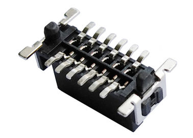 Conseil de SMT plaqué par or pour embarquer le bâti horizontal de double rangée du connecteur 1.27mm