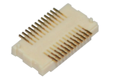 connecteur d'en-tête de carte PCB de C.C 500V de Pin du connecteur 24 du lancement PA6T BTB de 0.5A 0.5mm