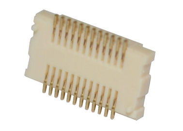 connecteur d'en-tête de carte PCB de C.C 500V de Pin du connecteur 24 du lancement PA6T BTB de 0.5A 0.5mm