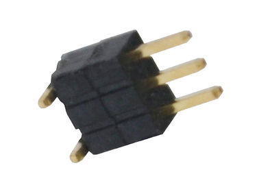 Type vertical simple de SMT de bâti du connecteur 1.27mm d'en-tête de rangée de Pin du plastique 3