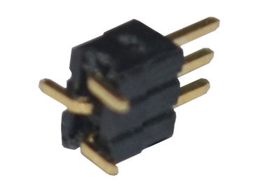 Type vertical simple de SMT de bâti du connecteur 1.27mm d'en-tête de rangée de Pin du plastique 3