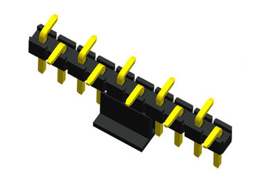 taille simple 2A PBT de SMT 2.0mm de PAC de rangée de connecteur masculin d'en-tête de 10P PA6T