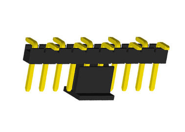 taille simple 2A PBT de SMT 2.0mm de PAC de rangée de connecteur masculin d'en-tête de 10P PA6T