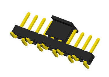 taille simple 2A PBT de SMT 2.0mm de PAC de rangée de connecteur masculin d'en-tête de 10P PA6T