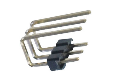 2.0mm 3 type simple plastique du degré U de l'en-tête 90 de Pin de rangée de Pin de côté de connecteur