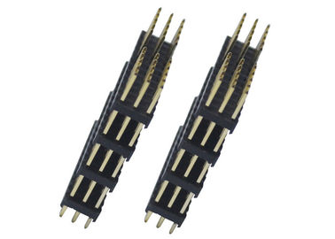 Quatre rangée en plastique du lancement 36P trois à C.A. 2.54mm de Pin Header Connector 500V
