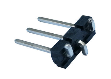 Type simple lancement de SMT de connecteur d'en-tête de Pin de rangée de 3 bornes du noir 5.08x2.5mm