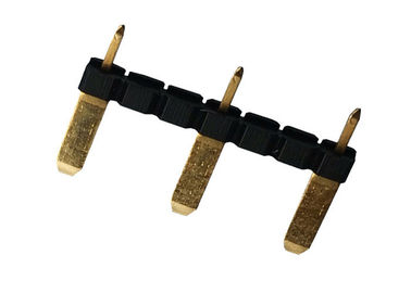 Éclair simple d'or de rangée de Pin de femelle de l'en-tête rond durable 1x3 de Pin 3,0 ampères