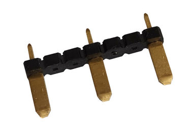Éclair simple d'or de rangée de Pin de femelle de l'en-tête rond durable 1x3 de Pin 3,0 ampères