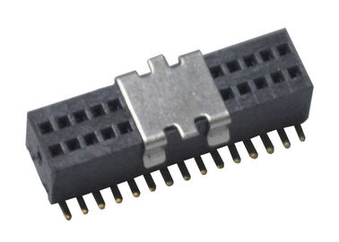Connecteur femelle de Pin de bâti de Pin d'en-tête de la rangée extérieure 30 de double avec le type de PAC