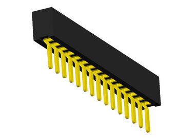 Type 15 rangée simple directement 1.0mm x 2.1mm de SMT de connecteur femelle d'en-tête de Pin