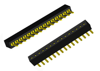 Type 15 rangée simple directement 1.0mm x 2.1mm de SMT de connecteur femelle d'en-tête de Pin