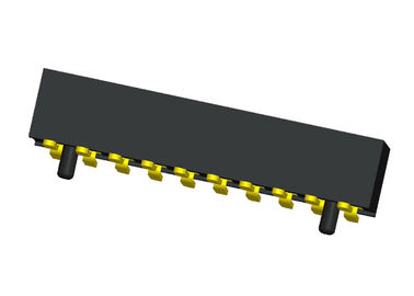 Directement femelle de connecteur d'en-tête de 20 bornes type rangée 1.0X2.1mm de 180 degrés de double