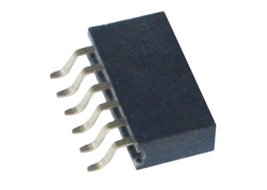 Choisissez/type horizontal femelle de SMT de connecteur mâle 6 de l'en-tête 1.27mm rangée de double
