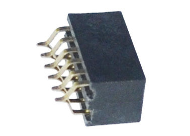 Choisissez/type horizontal femelle de SMT de connecteur mâle 6 de l'en-tête 1.27mm rangée de double