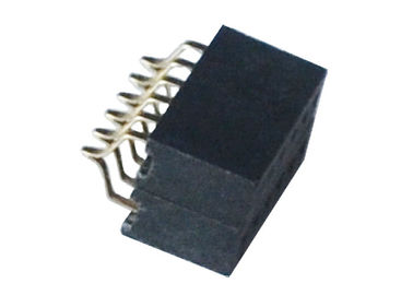 Choisissez/type horizontal femelle de SMT de connecteur mâle 6 de l'en-tête 1.27mm rangée de double