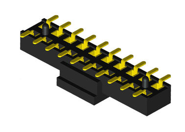 20 lancement femelle noir de la rangée 2.0mm de double de connecteur d'en-tête de Pin avec la PAC