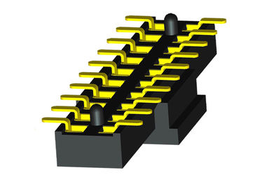 20 lancement femelle noir de la rangée 2.0mm de double de connecteur d'en-tête de Pin avec la PAC