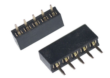 type droit noir de Pin d'en-tête de lancement de 2mm de la rangée simple femelle 5 de connecteur