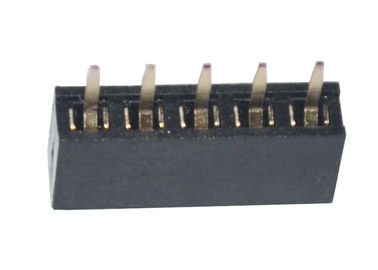 type droit noir de Pin d'en-tête de lancement de 2mm de la rangée simple femelle 5 de connecteur