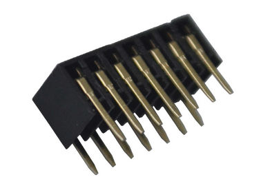 Protection de l'environnement de double de rangée lancement à angle droit du connecteur femelle 2.0mm