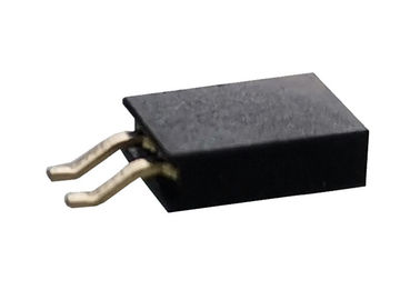 Type femelle connecteur horizontal de SMT d'en-tête de rangée simple noire de lancement de 2,0 millimètres