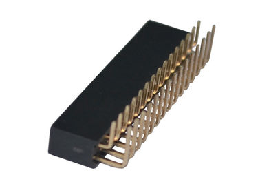 Résistance de feu femelle à angle droit de Pin du connecteur 30 d'en-tête pour l'électronique