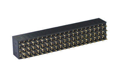 alliage de cuivre à quatre rang de 180 degrés de Pin droit de 2.0mm de connecteur femelle d'en-tête
