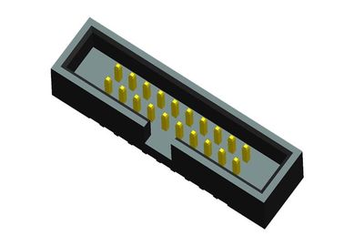 fil extérieur de bâti de 1.27mm pour embarquer l'éclair d'or de connecteur rangées de 180 degrés deux