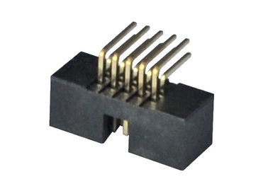 Un type à angle droit éclair de connecteur d'en-tête de boîte de rangée d'or de panneau de carte PCB