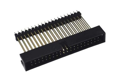 Panneau de carte PCB 2,0 millimètres de lancement du connecteur 40 de Pin de type double droit en plastique d'IMMERSION