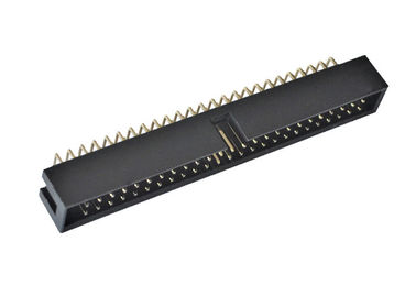 En-tête en forme de boîte de Pin du lancement 50 de carte PCB du degré à angle droit 2.54mm du connecteur 90