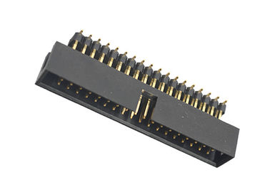 Double en-tête de boîte en plastique 2,54 millimètres de type éclair 3.0AMP de SMT d'or de panneau de carte PCB