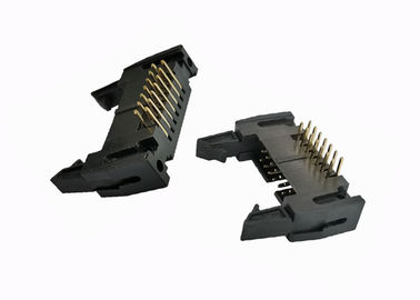le Pin à angle droit de l'en-tête 14 de Pin de 2.54mm a enveloppé le trou 500V de cuvette de connecteur