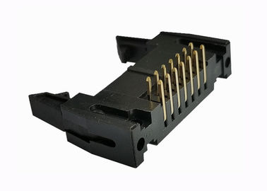 le Pin à angle droit de l'en-tête 14 de Pin de 2.54mm a enveloppé le trou 500V de cuvette de connecteur