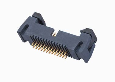 Pin 20 enveloppé droit du verrou 2.54mm de short de rangée de connecteur d'en-tête de Pin double
