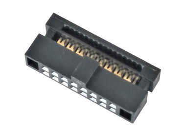 Ohm femelle du connecteur 30m de Pin Heade du connecteur 16 de déplacement d'isolation d'IDC