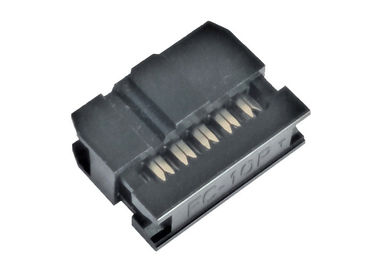Cables connecteur femelles noirs de ruban pour imprimante d'en-tête du connecteur 2.54mm d'IDC