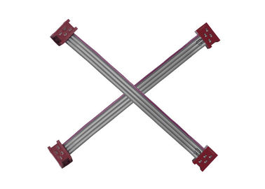 UL2651 28AWG 1,27 millimètres de lancement du câble plat PA6T PA9T LCP de matériel d'isolateur