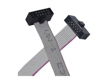 10 fil flexible de câble plat de lancement du câble plat 1.27mm de Pin IDC à embarquer