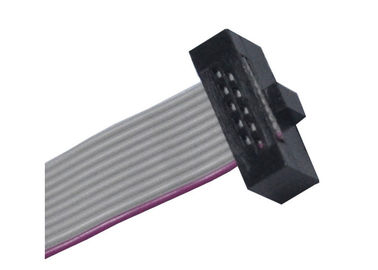 10 fil flexible de câble plat de lancement du câble plat 1.27mm de Pin IDC à embarquer