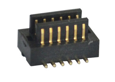 Le bâti extérieur noir 2*6 Pin Board To Board Connector de H2.0 millimètre 0.8Mm lancent le type de SMT de mâle