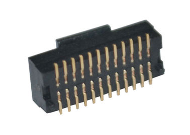 Double conseil de rangée pour embarquer le type femelle 24 bâti de connecteur de carte PCB de surface de Pin