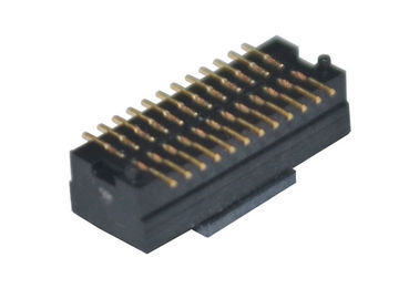 Double conseil de rangée pour embarquer le type femelle 24 bâti de connecteur de carte PCB de surface de Pin