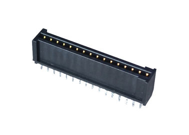 Double conseil de rangée pour embarquer le type femelle 24 bâti de connecteur de carte PCB de surface de Pin