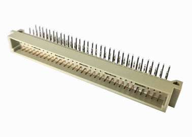 Connecteur à angle droit de carte PCB de connecteur du laiton DIN 41612 en-tête de lancement de 2,54 millimètres